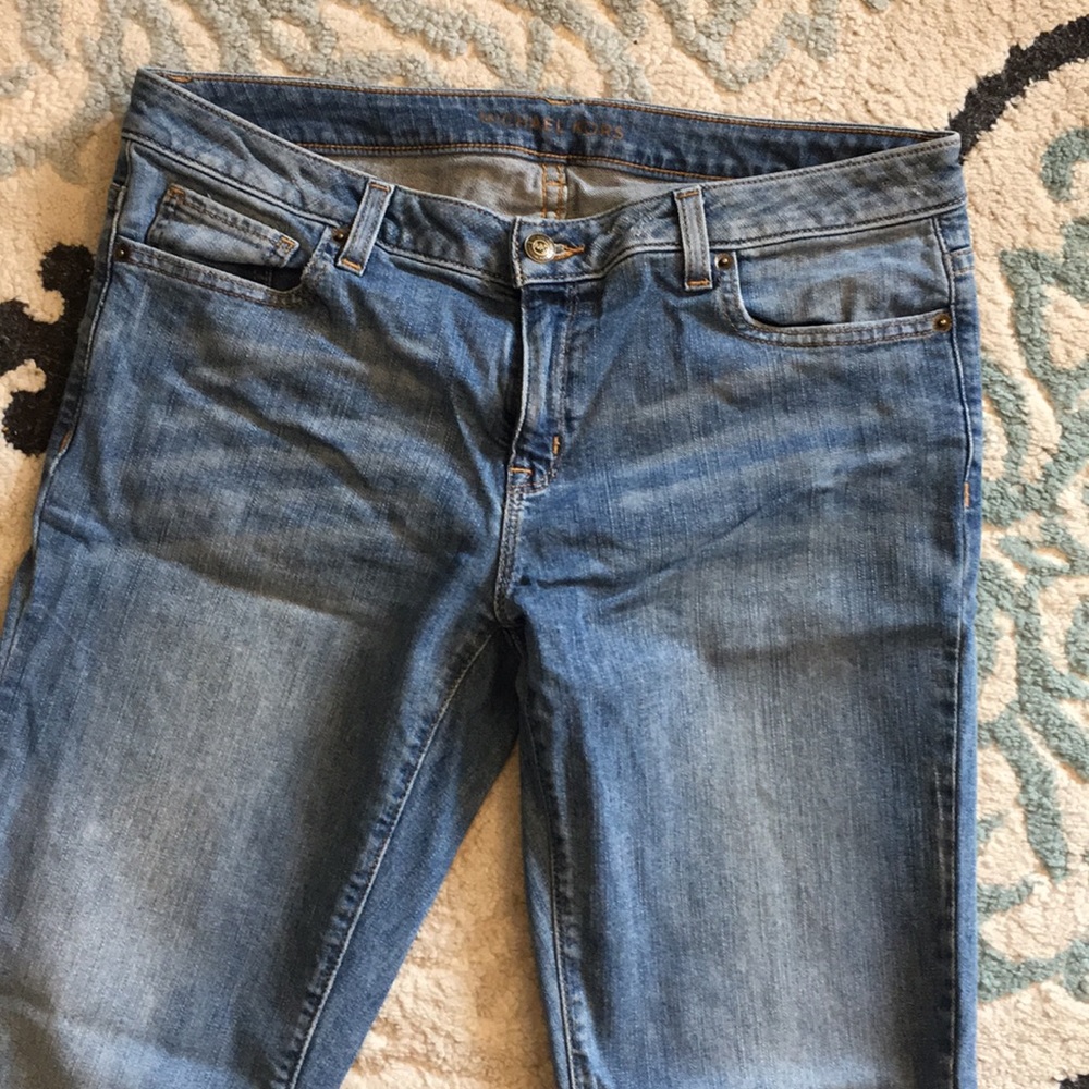 MICHAEL KORS • LIGHT WASH BOOTCUT JEANS - Picture 2 of 6